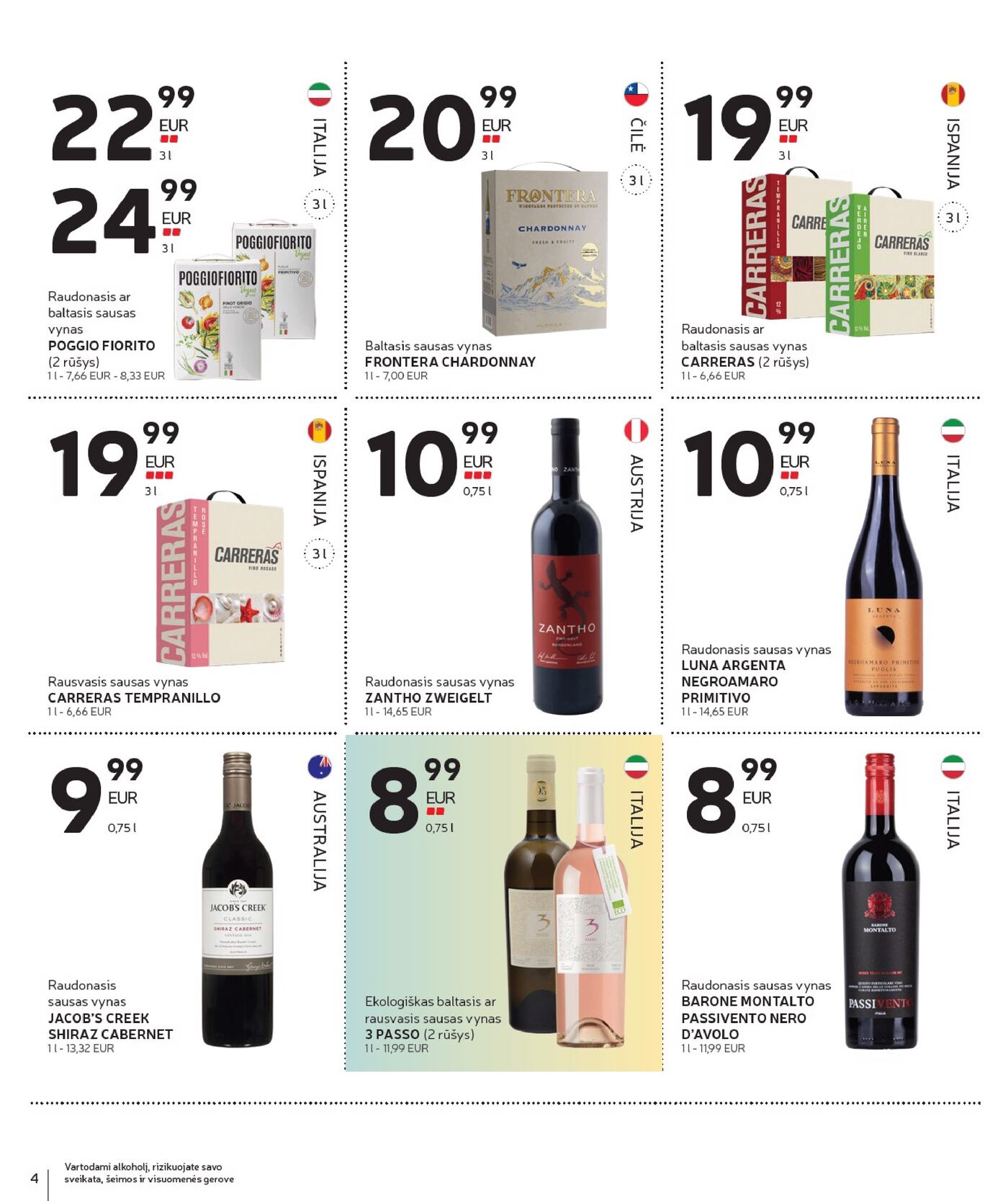 Alkoholinių gėrimų asortimento katalogas Nr. 17 – 4 puslapis