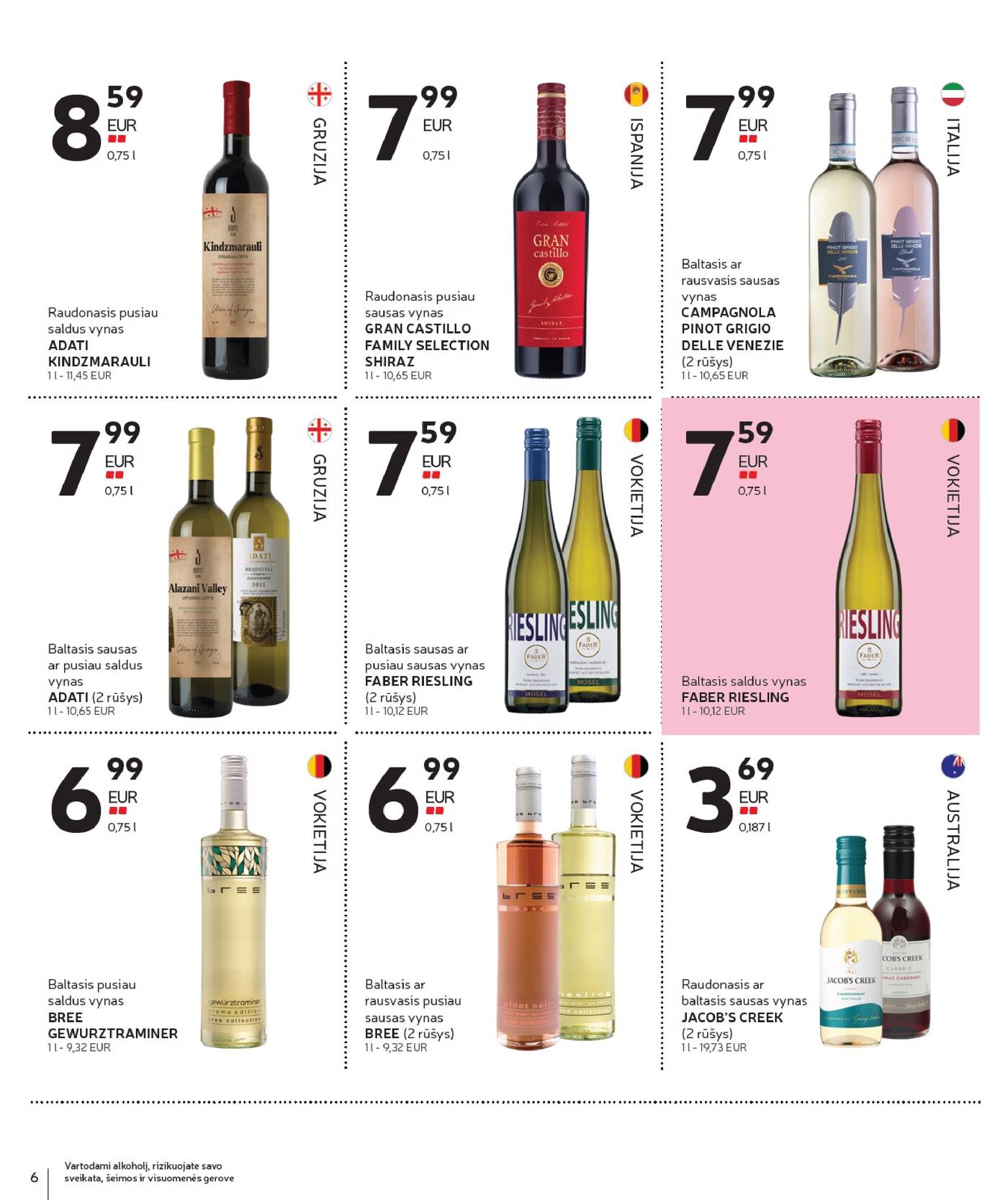 Alkoholinių gėrimų asortimento katalogas Nr. 17 – 6 puslapis