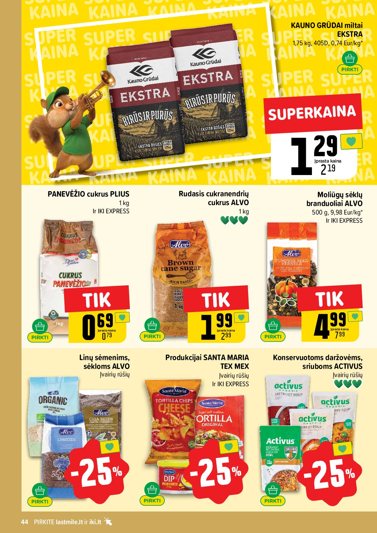 IKI Kainų leidinys Nr. 36 – 44 puslapis