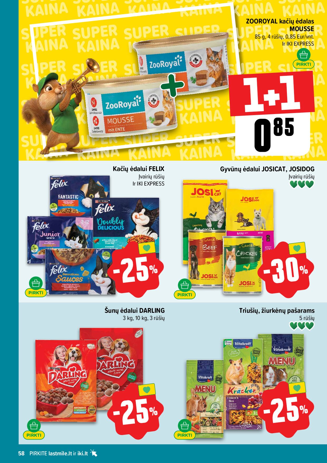 IKI Kainų leidinys Nr. 36 – 58 puslapis