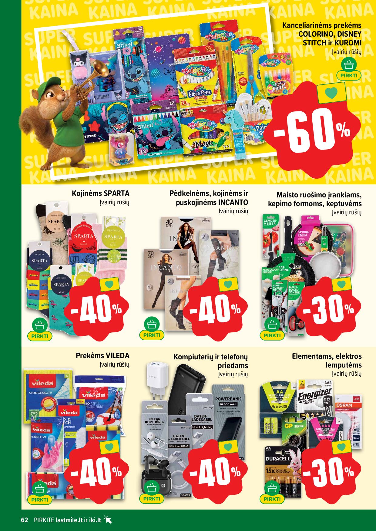 IKI Kainų leidinys Nr. 36 – 62 puslapis