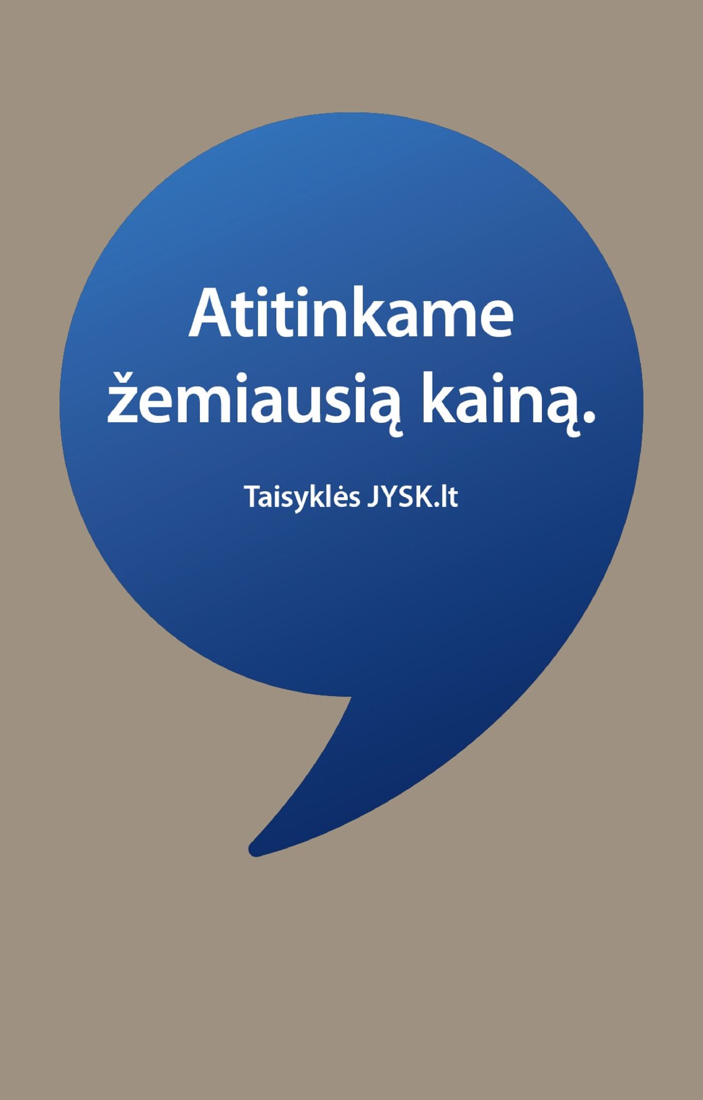 Jysk katalogas – 1 puslapis