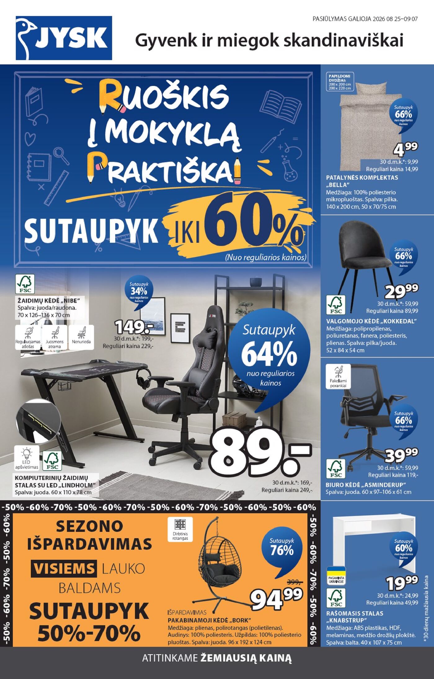 Jysk katalogas – 2 puslapis