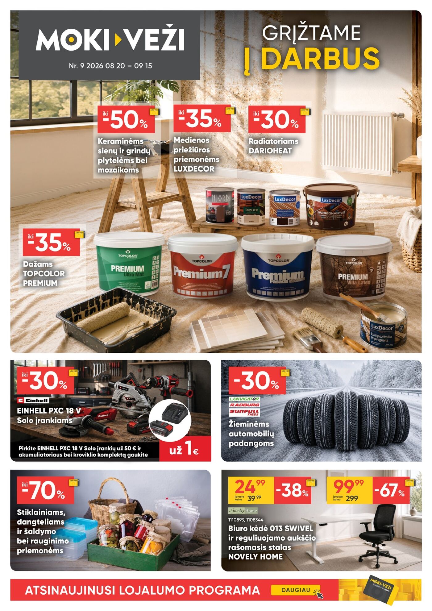 Moki Veži kainynas Nr. 9 – 1 puslapis