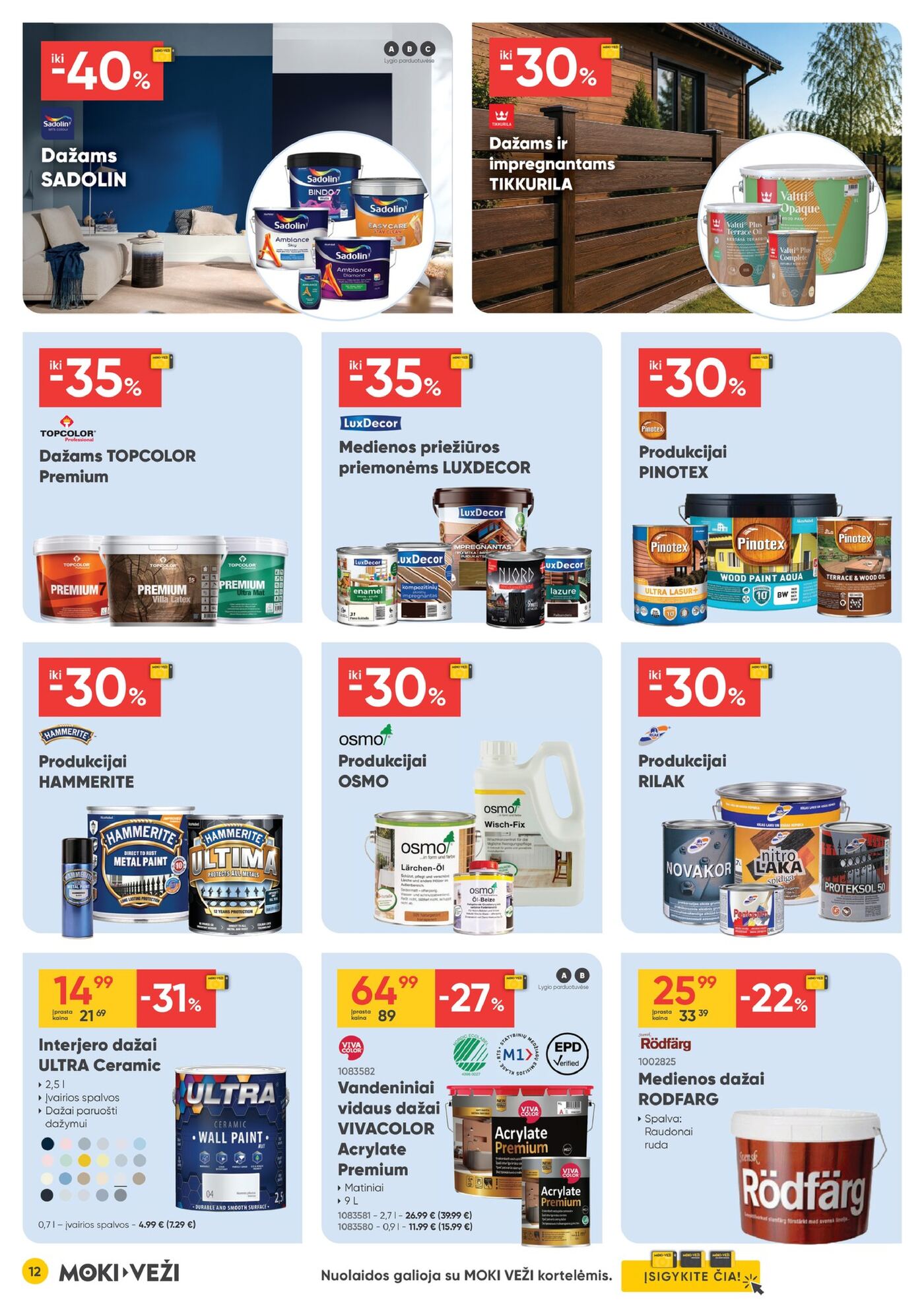 Moki Veži kainynas Nr. 9 – 12 puslapis