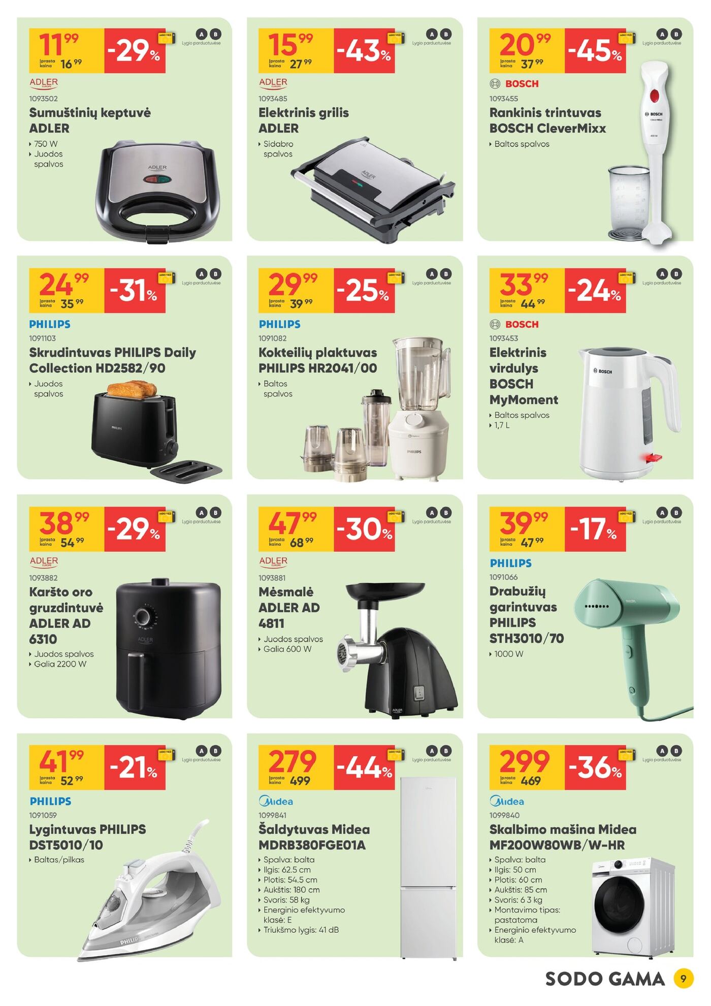 Moki Veži kainynas Nr. 9 – 9 puslapis