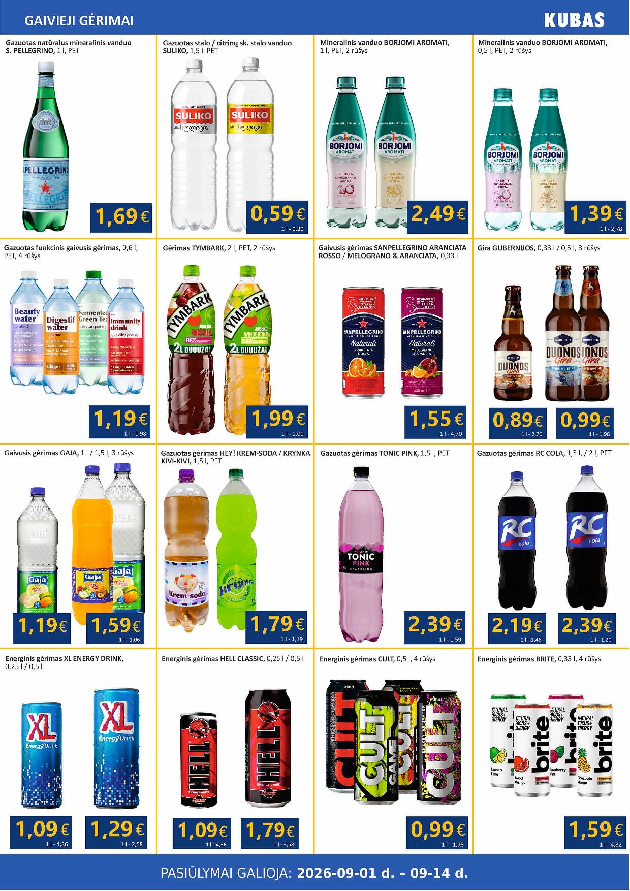 Kubas: Visada žemos kainos! – 9 puslapis