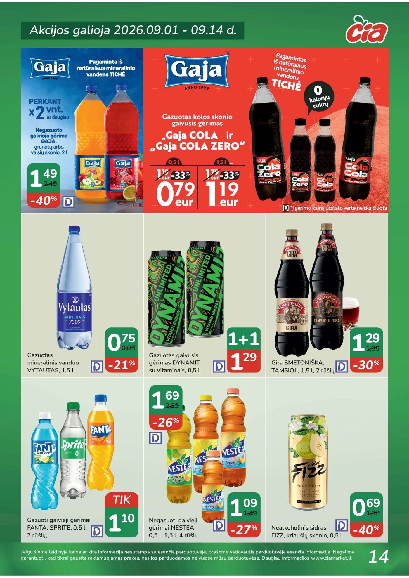 Čia Akcijų leidinys: TOP PREKĖS – 10 puslapis