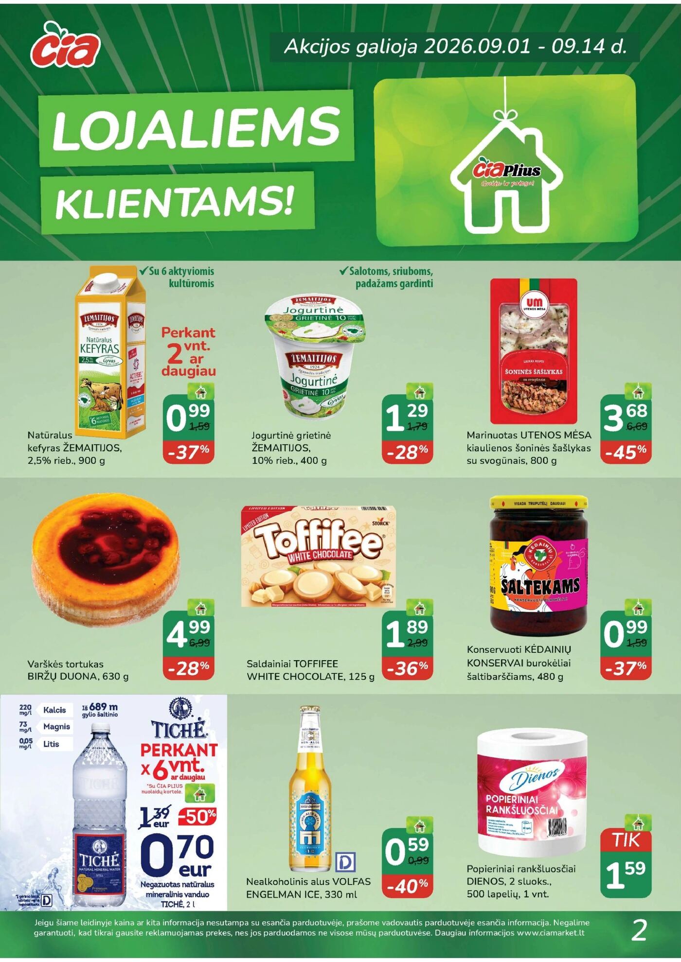 Čia Akcijų leidinys: TOP PREKĖS – 2 puslapis