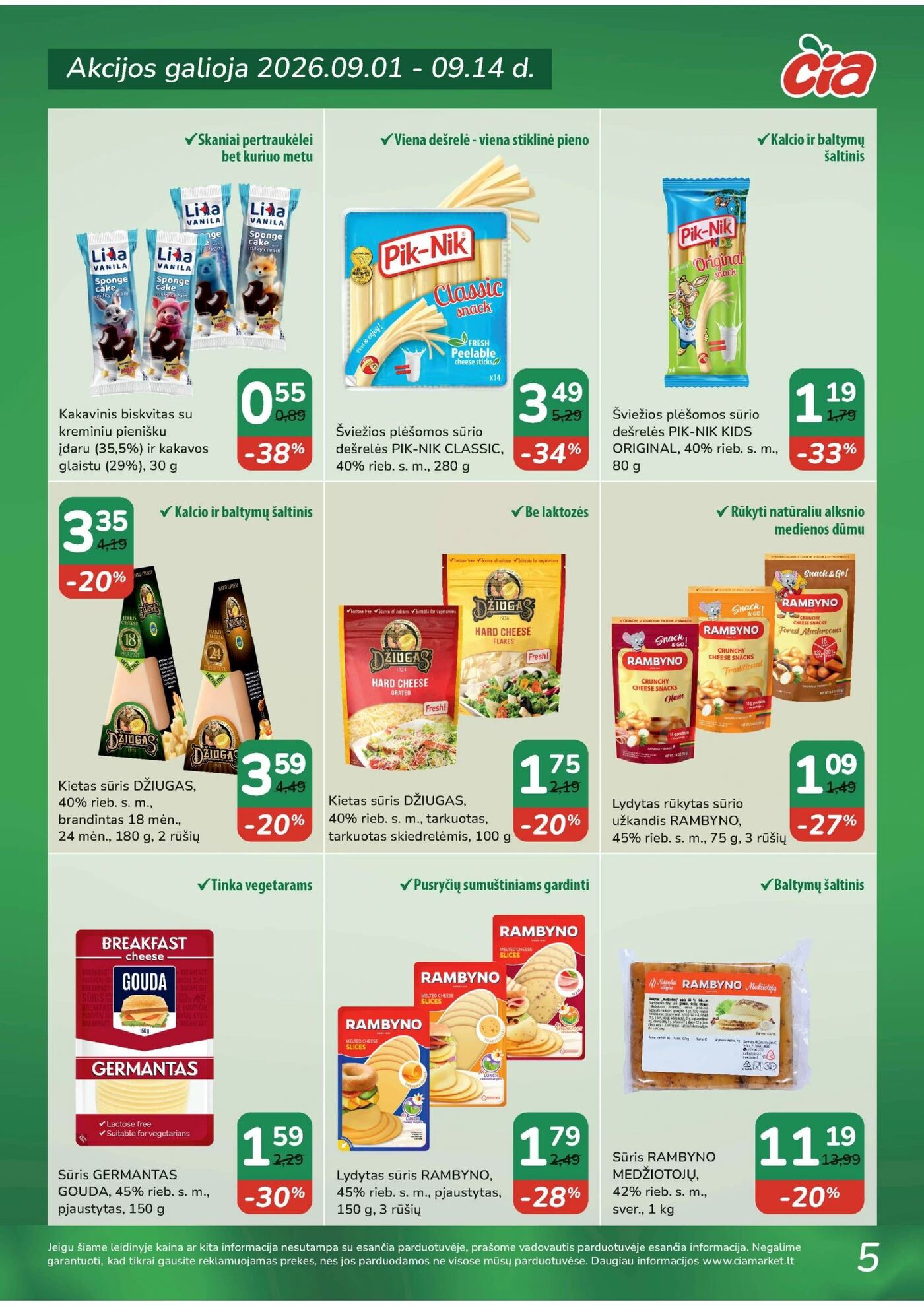 Čia Akcijų leidinys: TOP PREKĖS – 4 puslapis