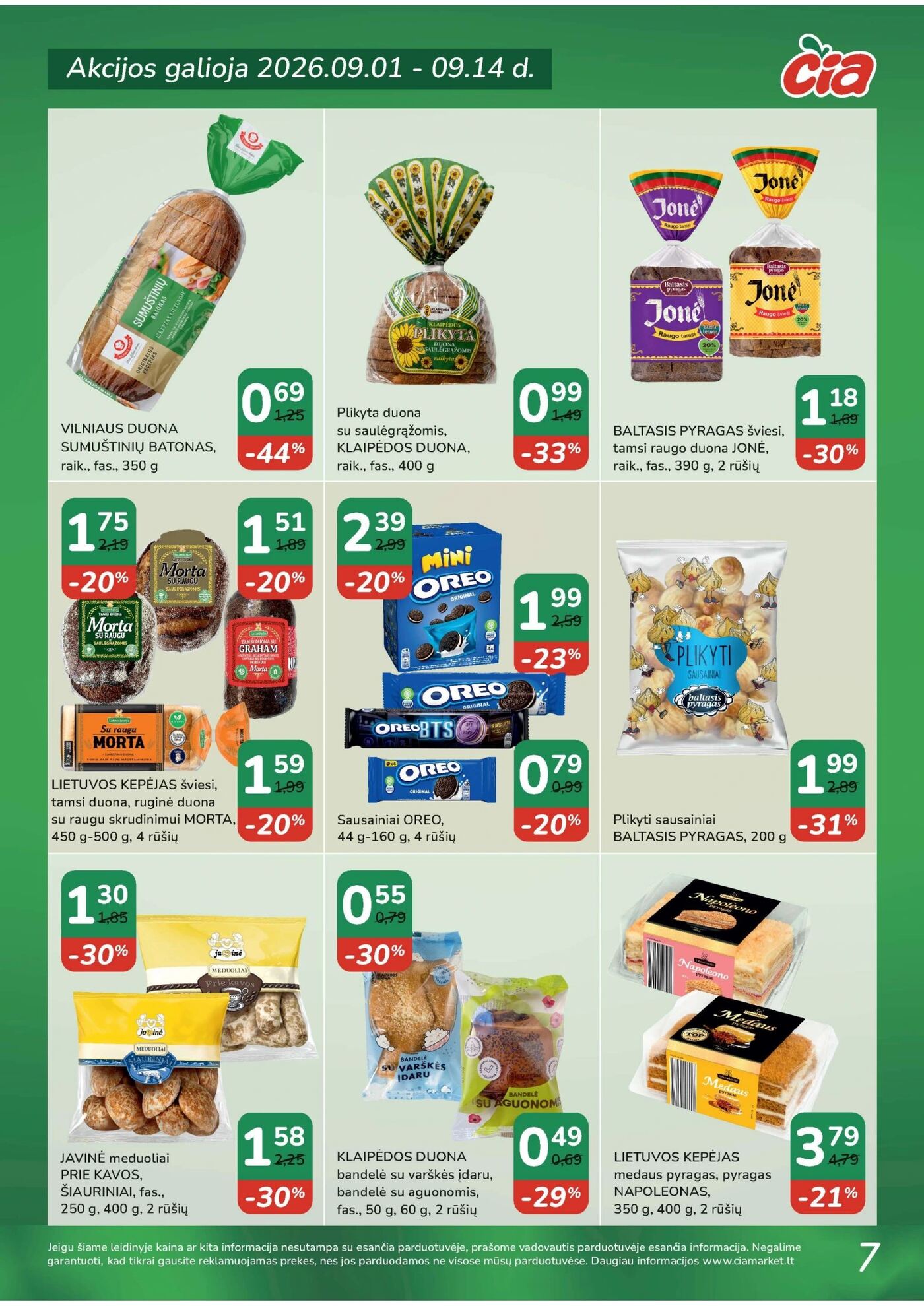 Čia Akcijų leidinys: TOP PREKĖS – 7 puslapis