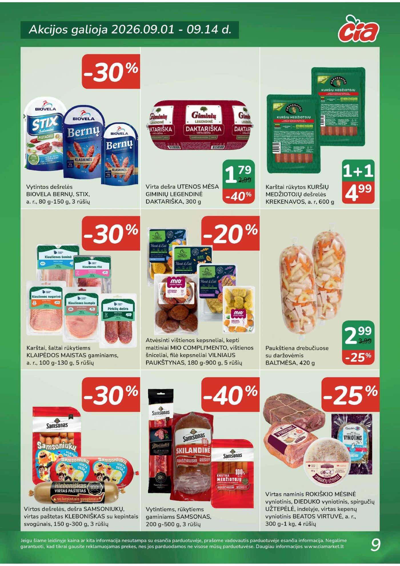 Čia Akcijų leidinys: TOP PREKĖS – 8 puslapis