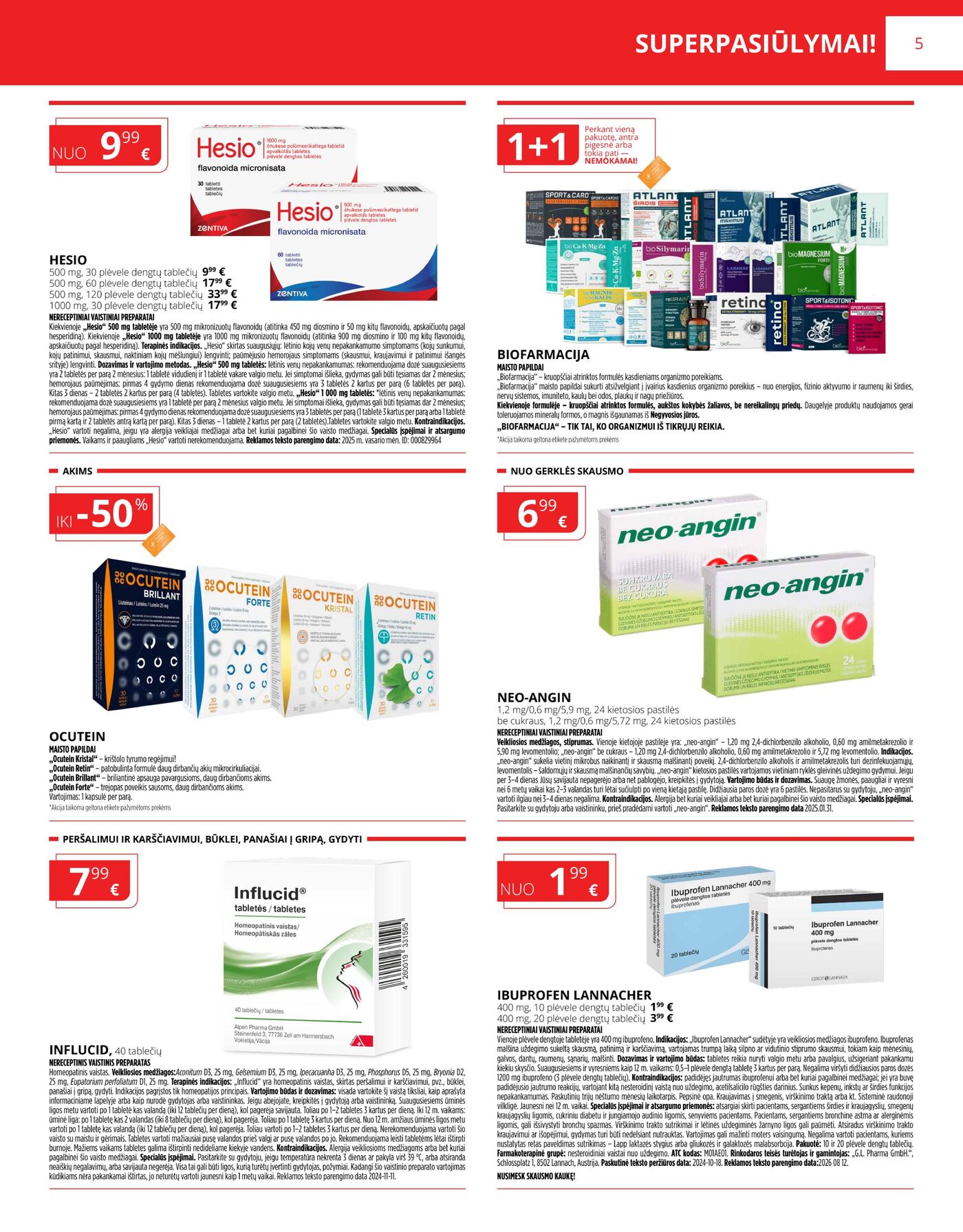 GINTARINĖS vaistinės rugsėjo mėnesio leidinys – 5 puslapis
