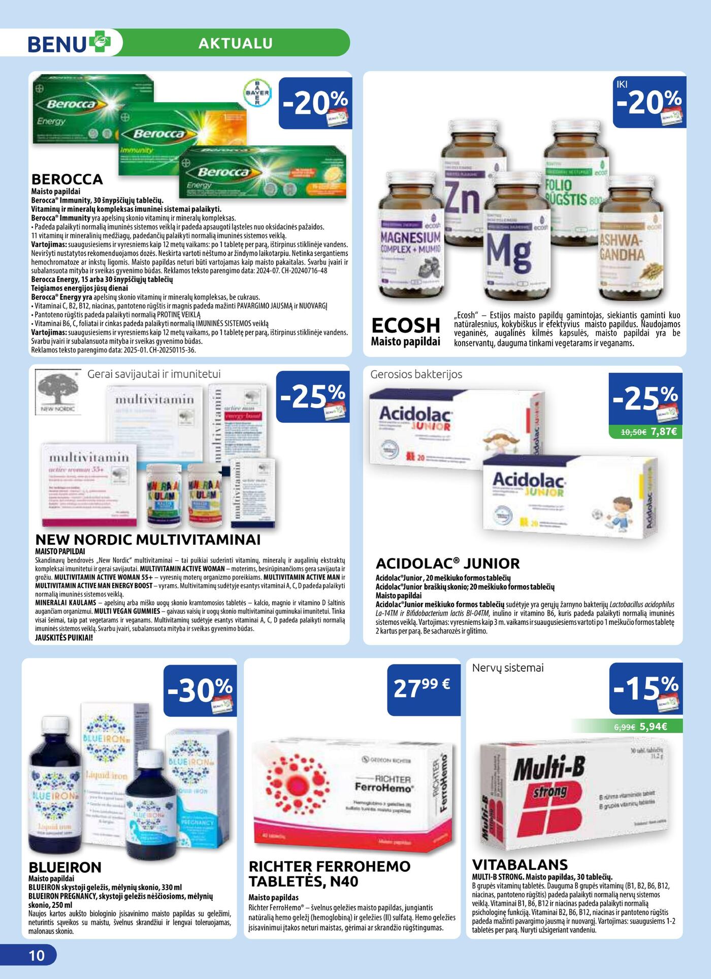 Benu mėnesio leidinys – 10 puslapis