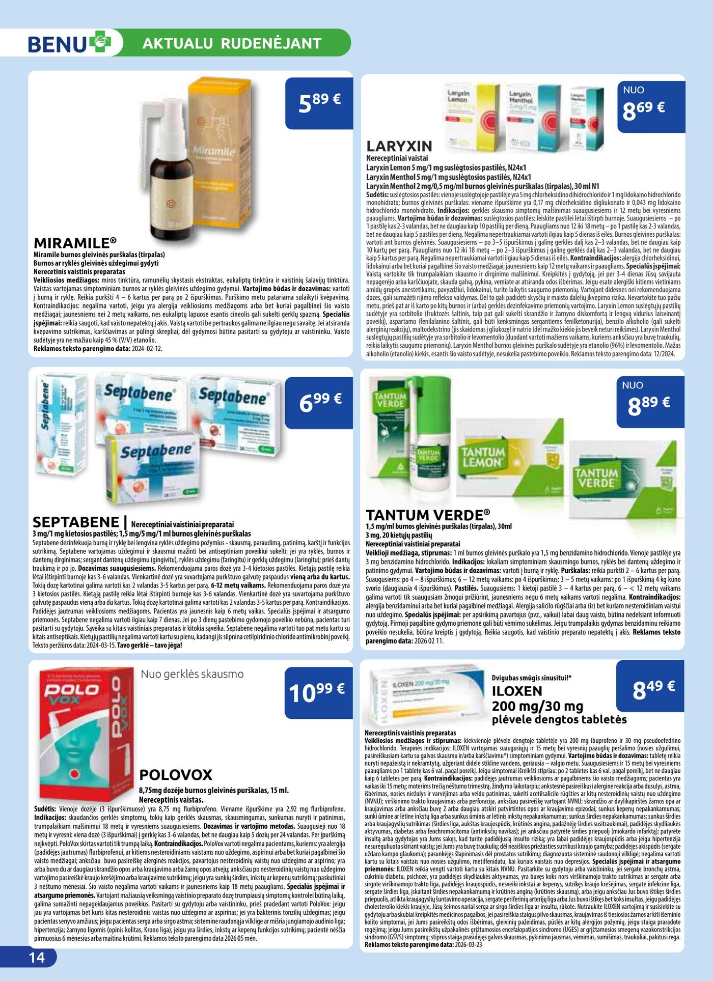 Benu mėnesio leidinys – 14 puslapis