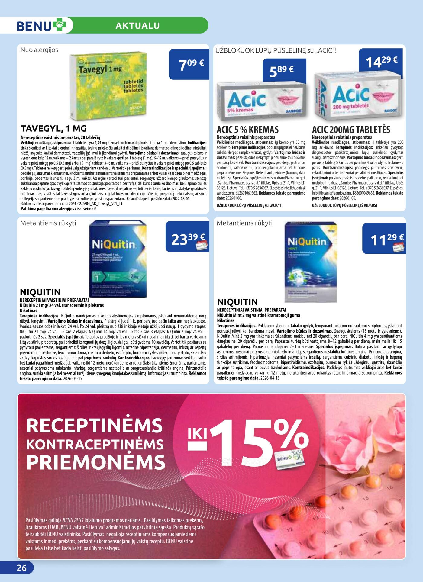 Benu mėnesio leidinys – 26 puslapis