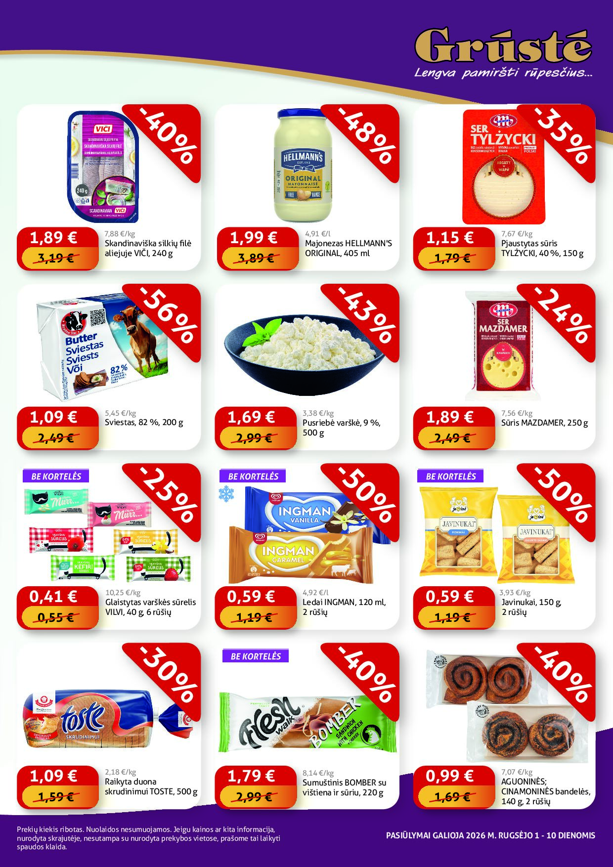 Pigiau Nerasi 2026.09.01-09.10 – 3 puslapis