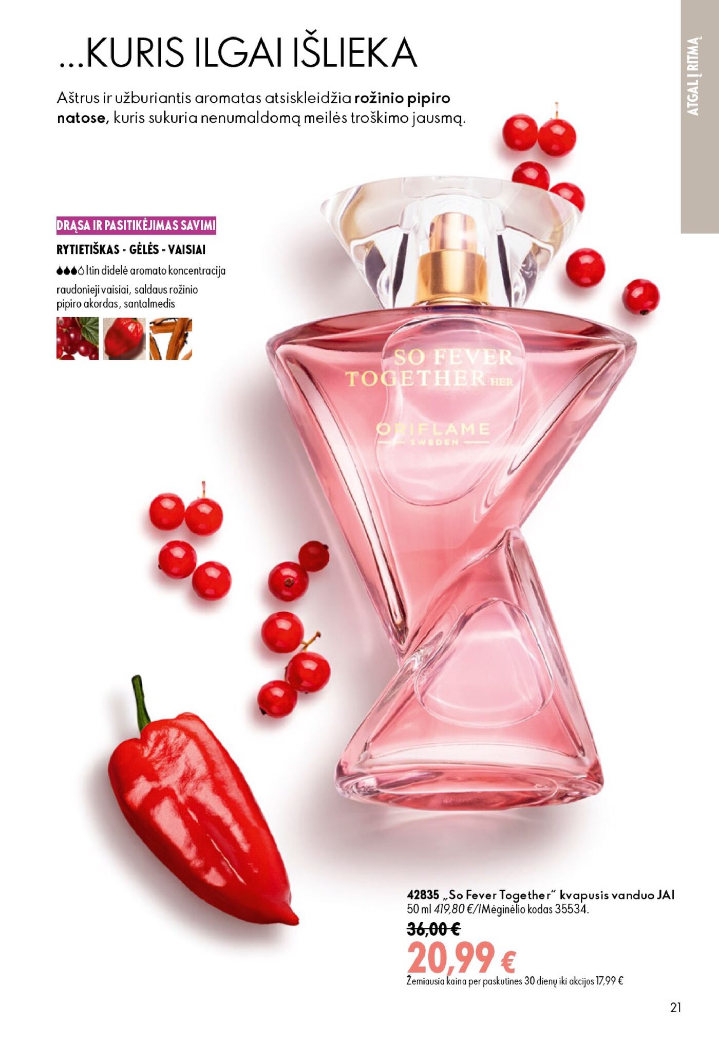 Oriflame Katalogas 12 – 21 puslapis