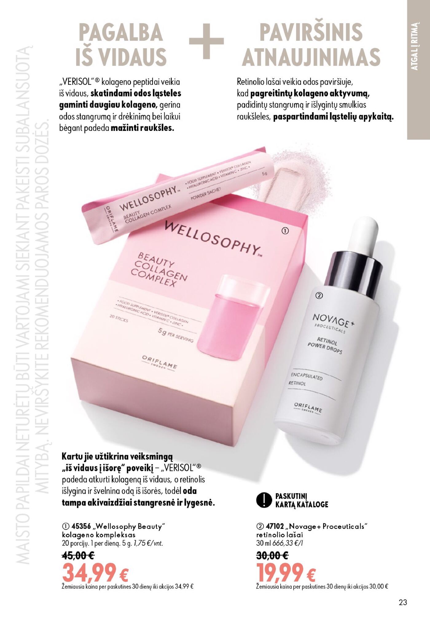 Oriflame Katalogas 12 – 23 puslapis
