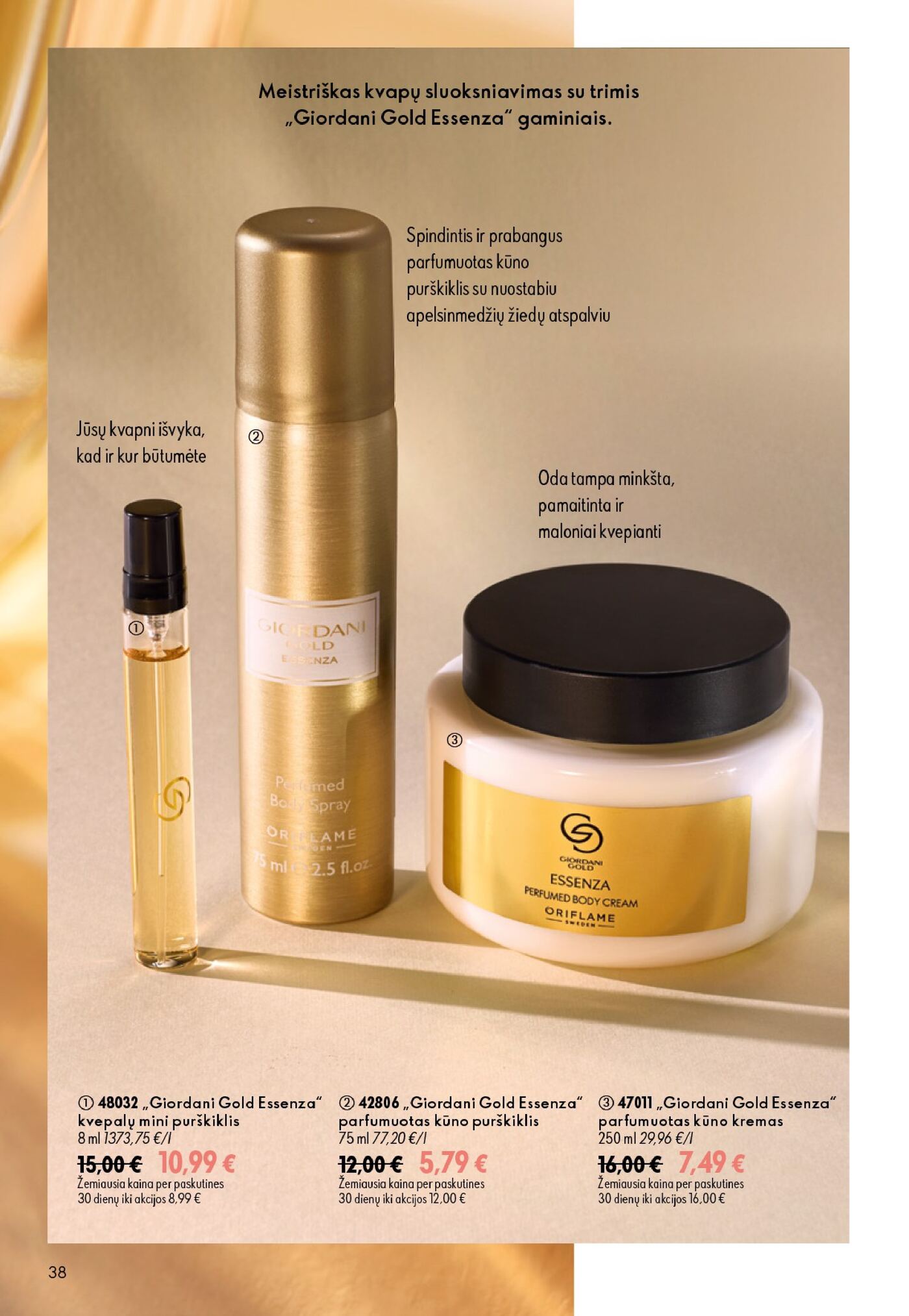 Oriflame Katalogas 12 – 38 puslapis