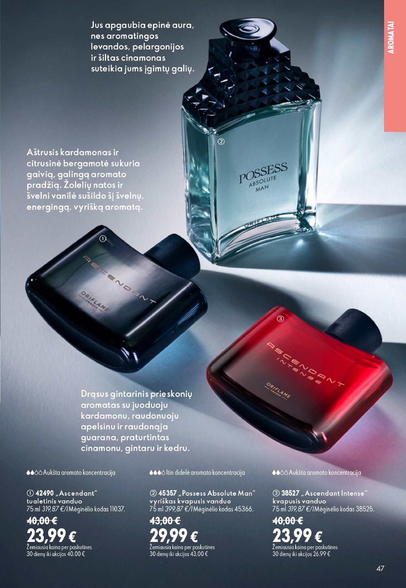 Oriflame Katalogas 12 – 47 puslapis