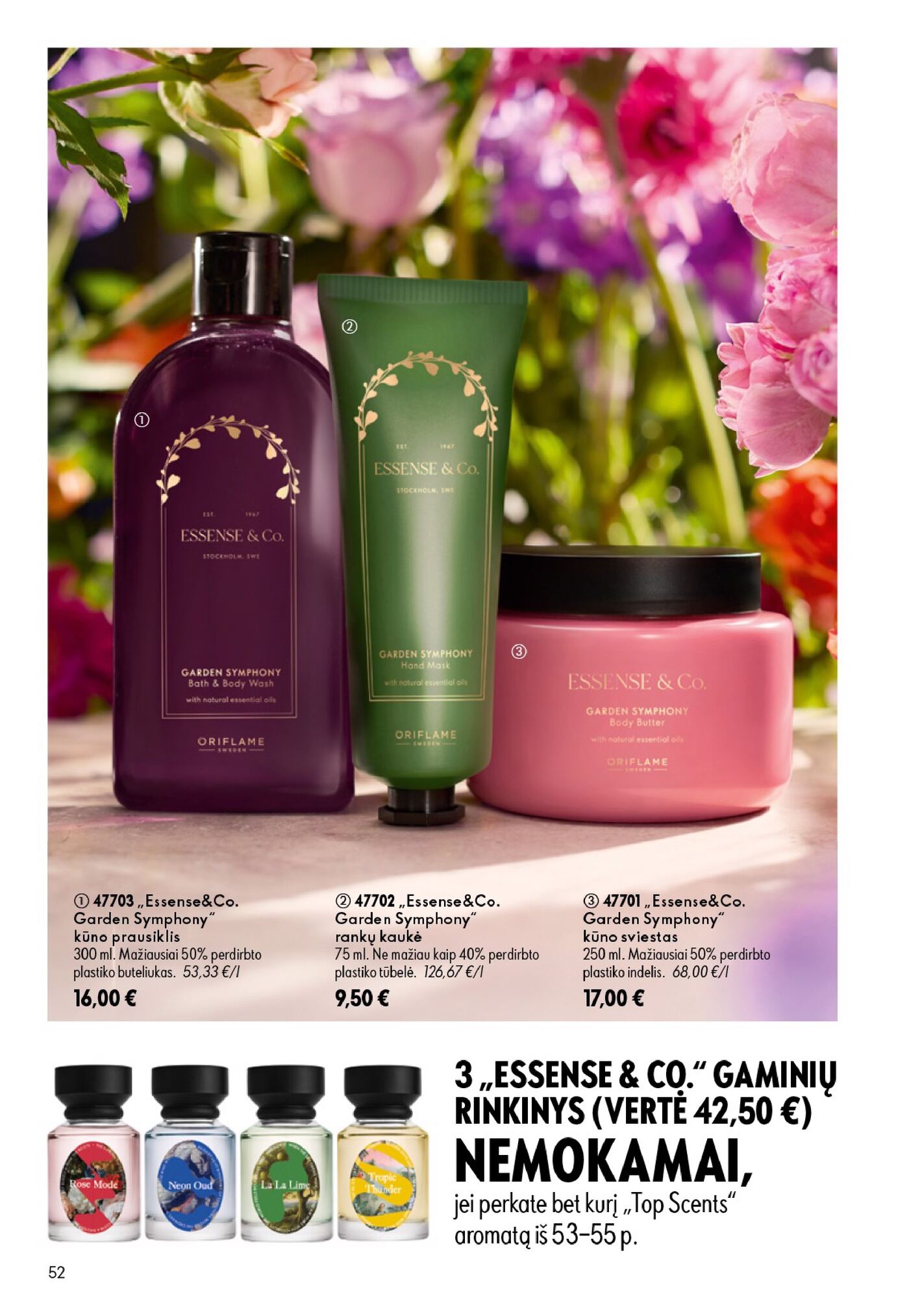 Oriflame Katalogas 12 – 52 puslapis