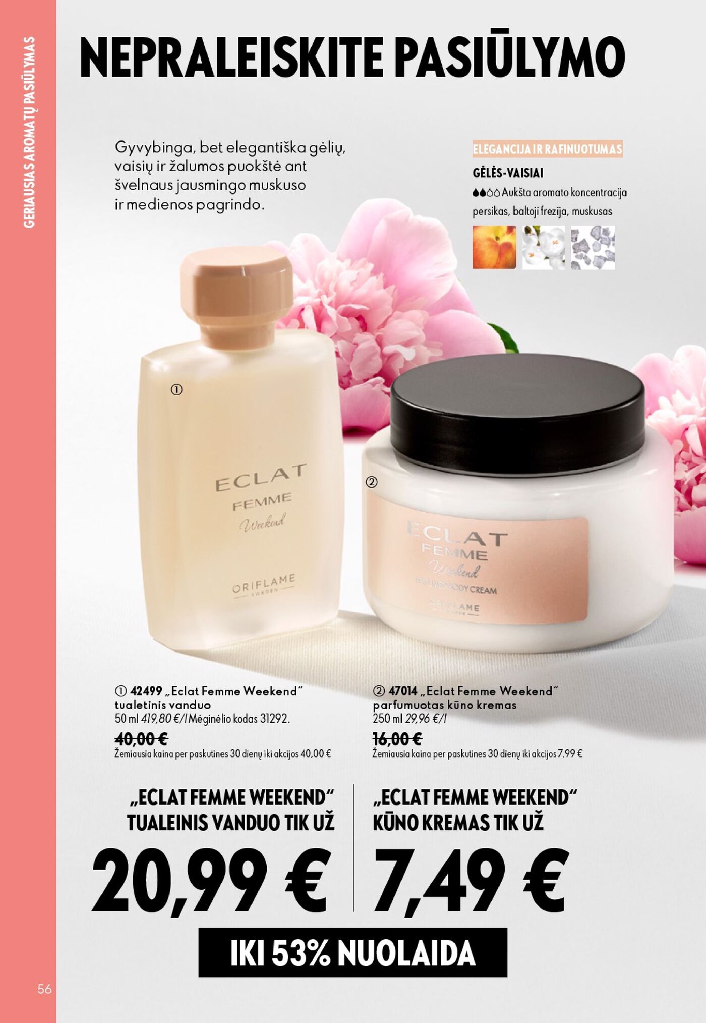 Oriflame Katalogas 12 – 56 puslapis