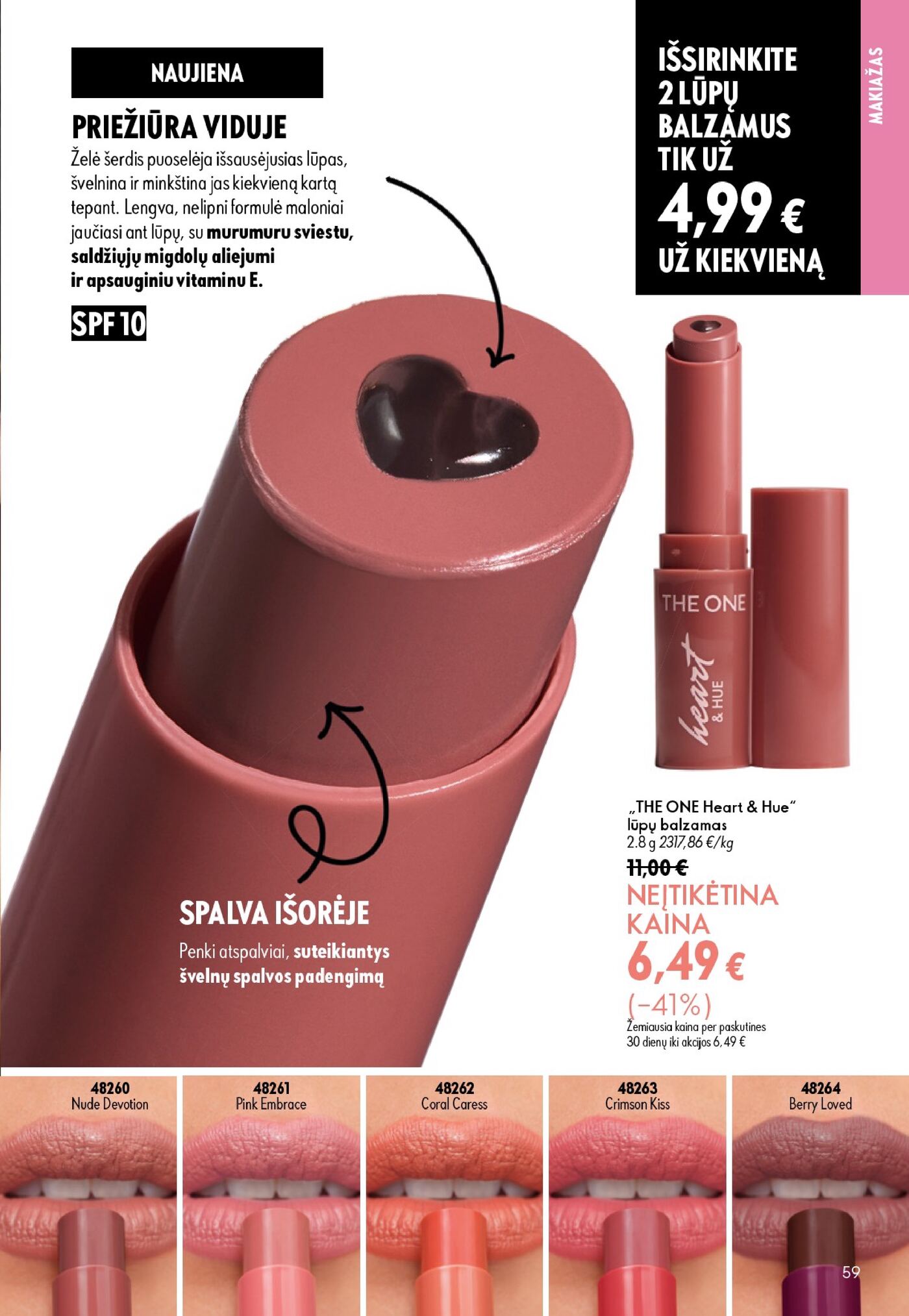 Oriflame Katalogas 12 – 59 puslapis