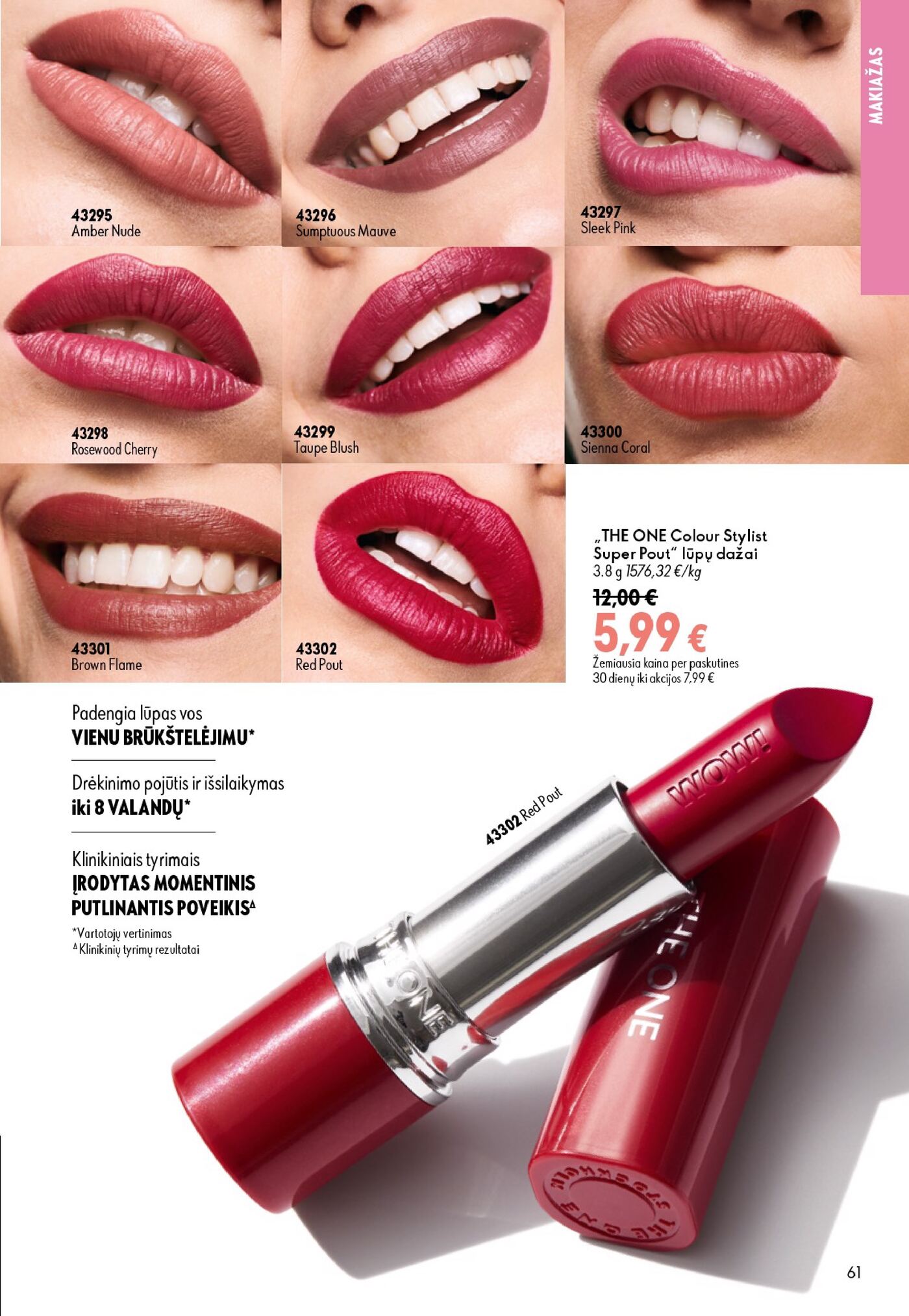 Oriflame Katalogas 12 – 61 puslapis