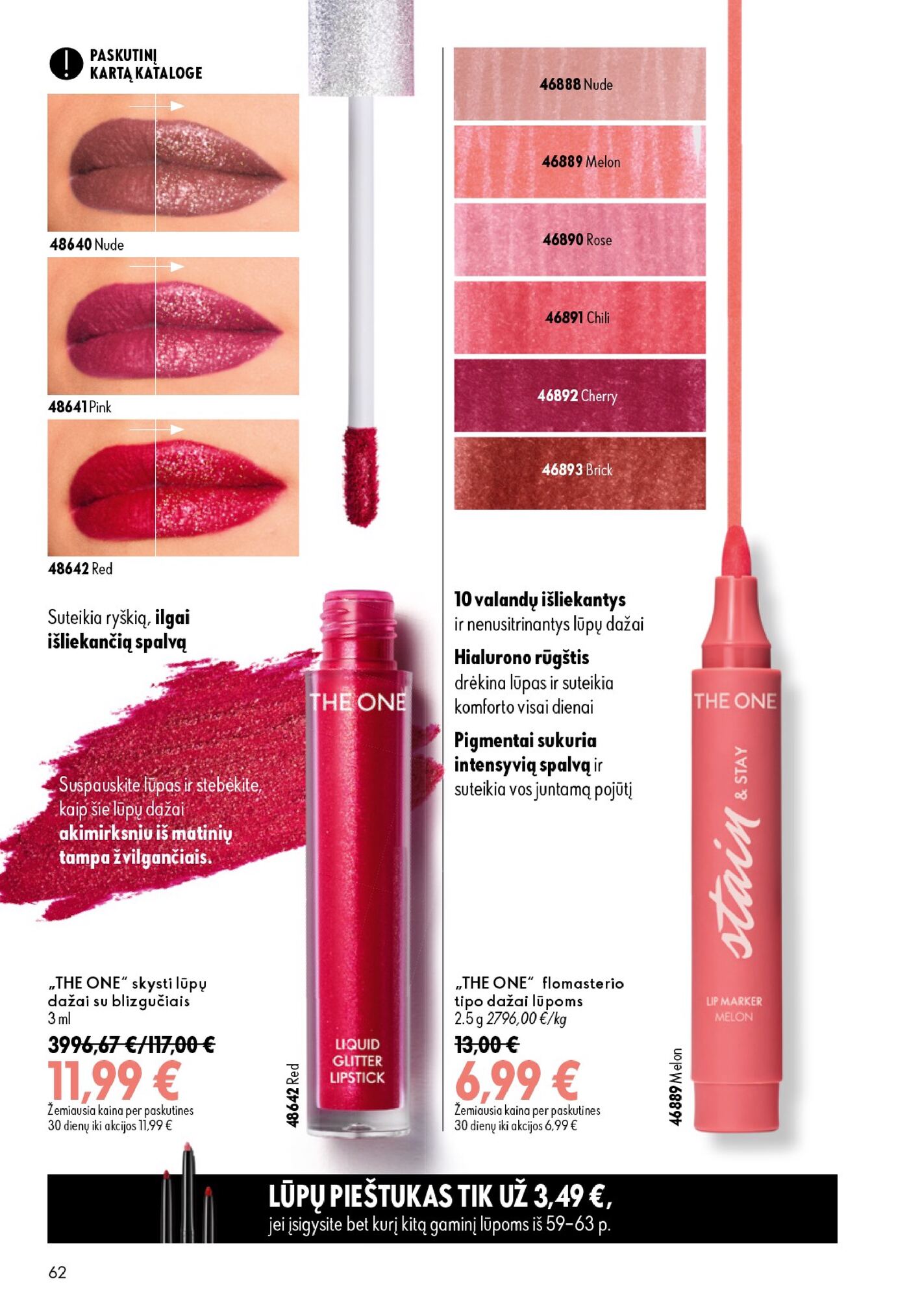 Oriflame Katalogas 12 – 62 puslapis