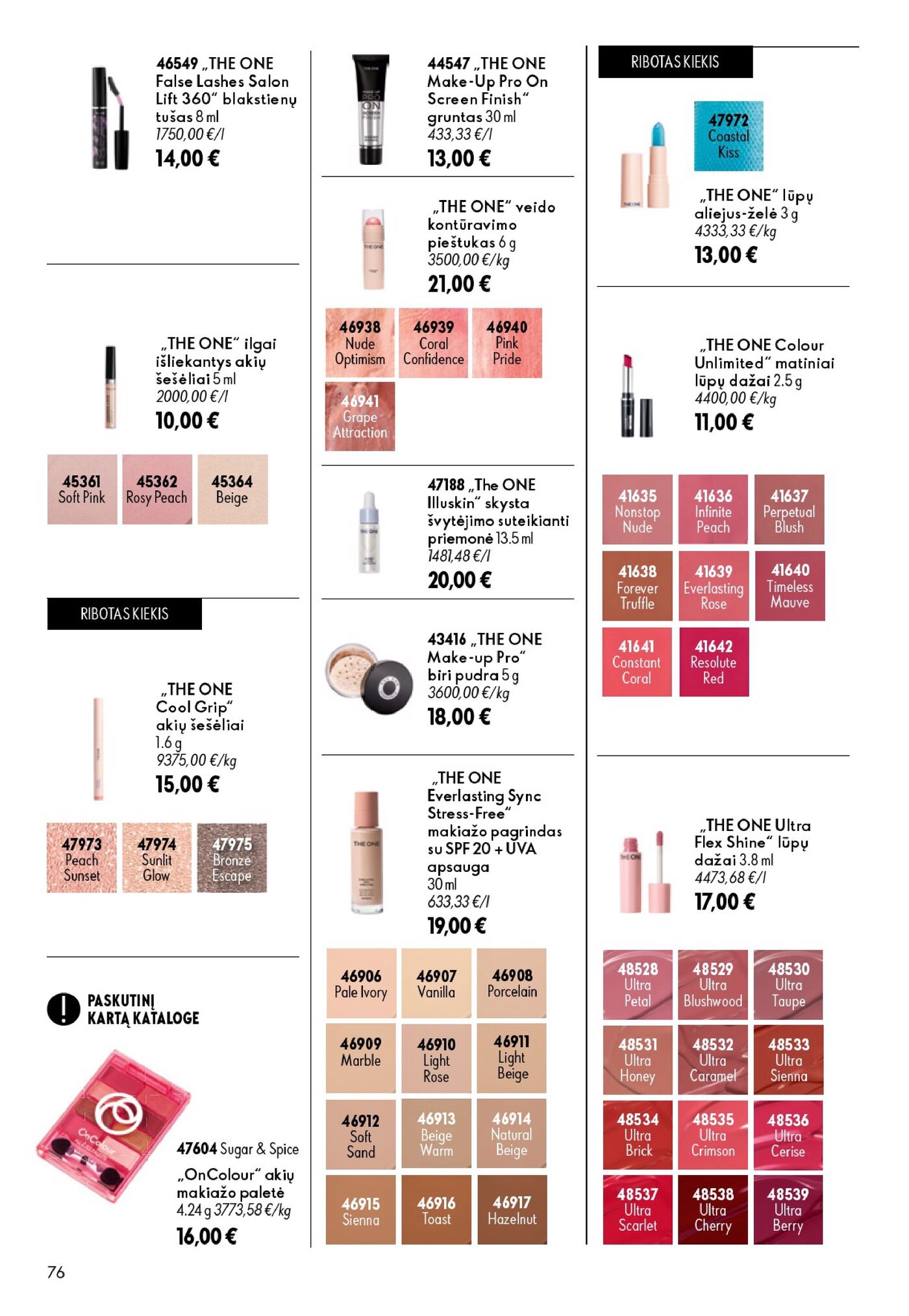 Oriflame Katalogas 12 – 76 puslapis