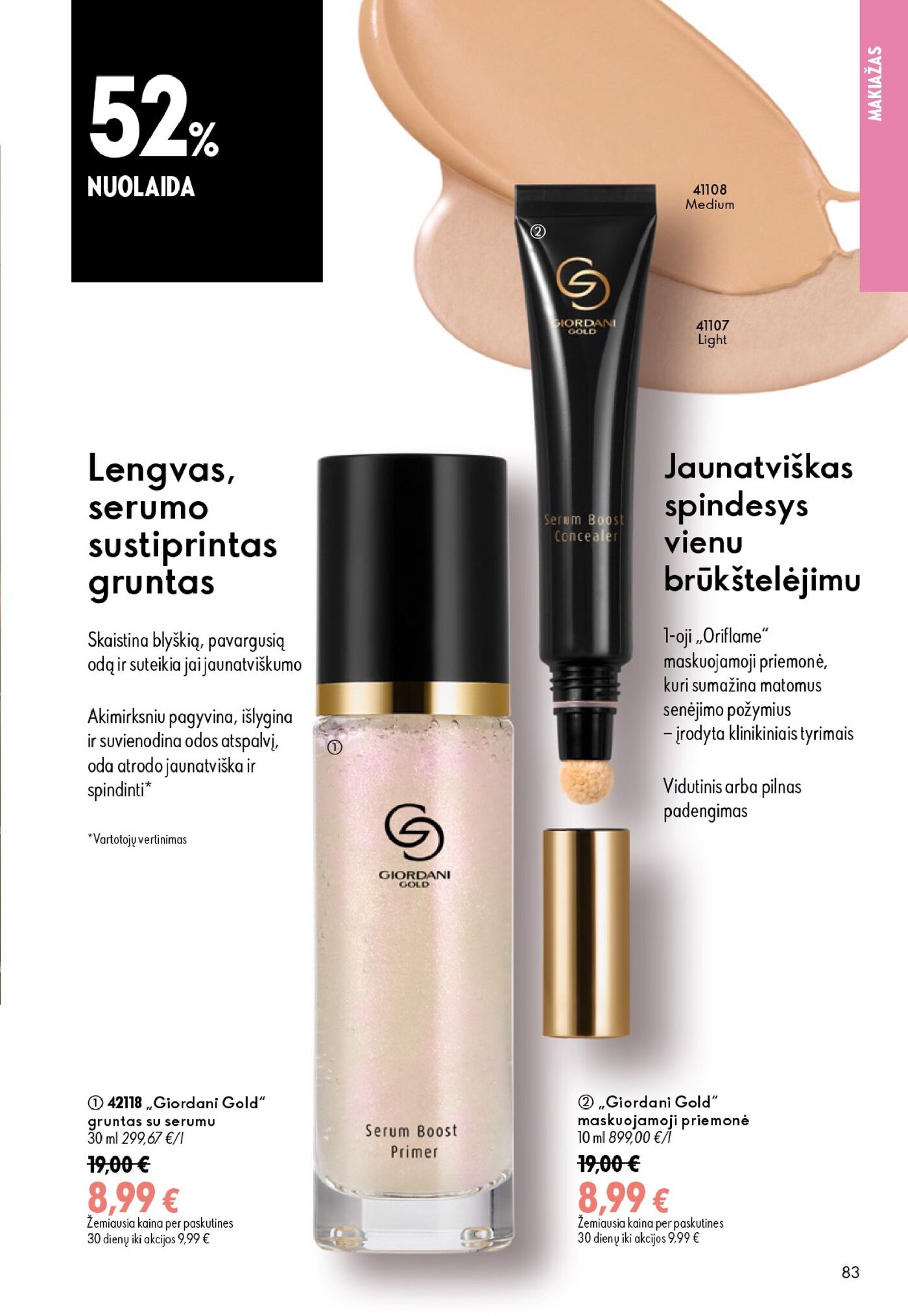 Oriflame Katalogas 12 – 83 puslapis