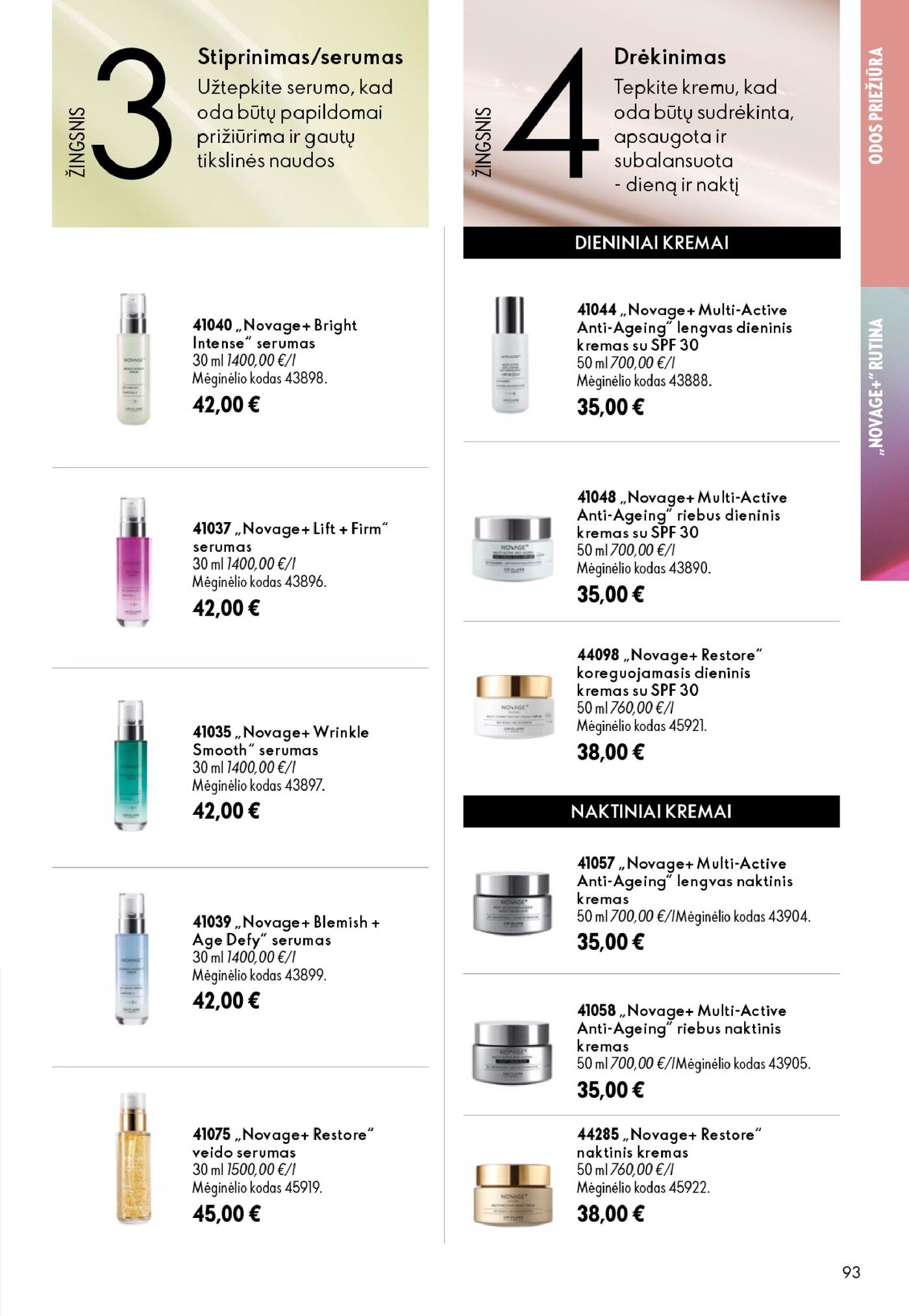 Oriflame Katalogas 12 – 93 puslapis