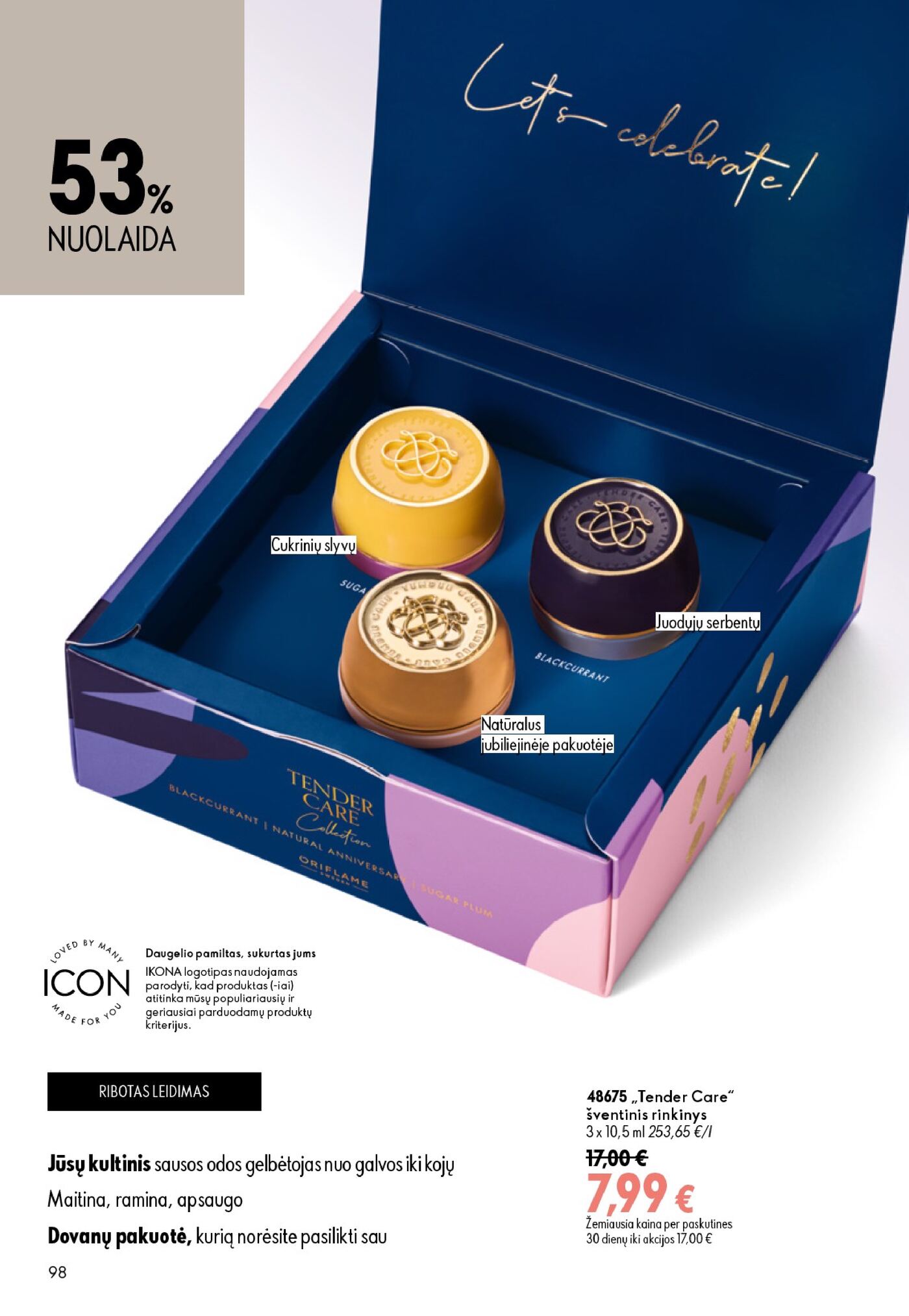 Oriflame Katalogas 12 – 98 puslapis