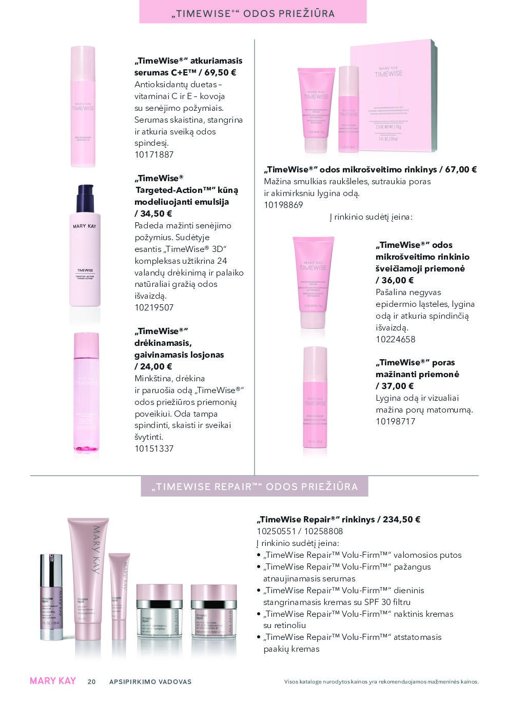 Mary Kay The LOOK – 20 puslapis