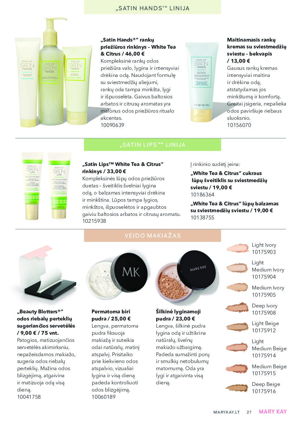 Mary Kay The LOOK – 27 puslapis