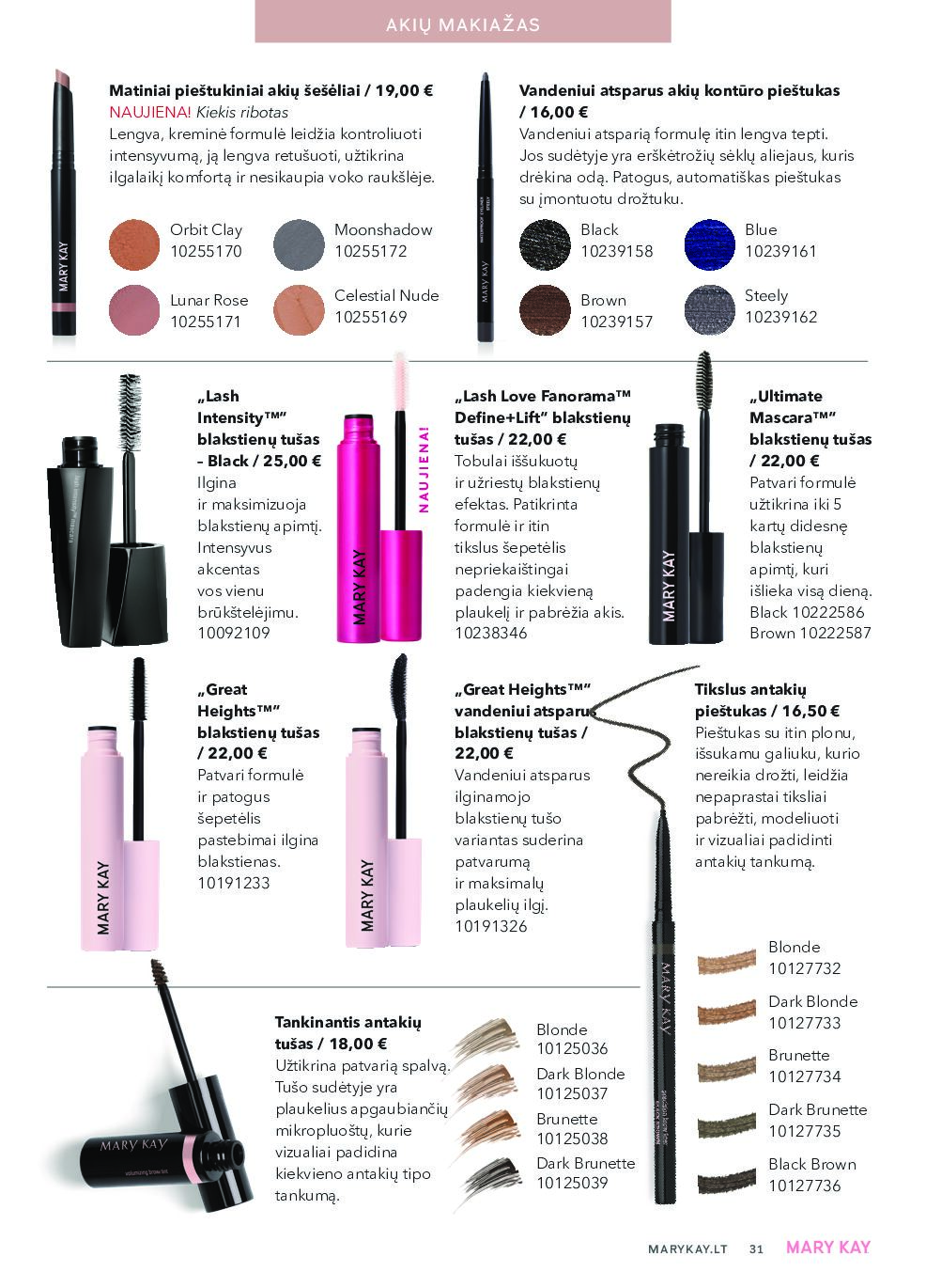 Mary Kay The LOOK – 31 puslapis