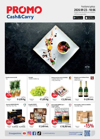 PROMO Cash&Carry pasiūlymai