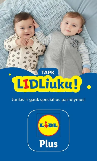Tapk LIDLiuku! Gauk specialius pasiūlymus