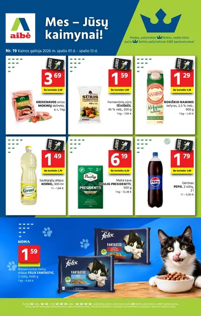 Naujas Aibė nuolaidų leidinys - Mes – Jūsų kaimynai! Nr.19