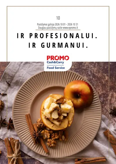Naujas ePromo nuolaidų leidinys - IR PROFESIONALUI. IR GURMANUI.