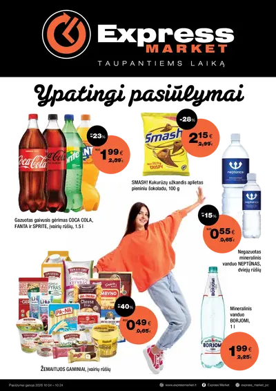 Naujas Express Market nuolaidų leidinys - Naujausias akcijų leidinys