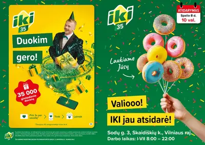 Specialūs pasiūlymai IKI Skaidiškės parduotuvės klientams