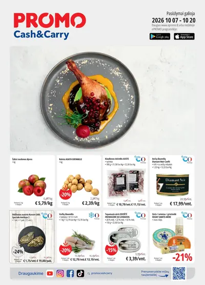 PROMO Cash&Carry pasiūlymai