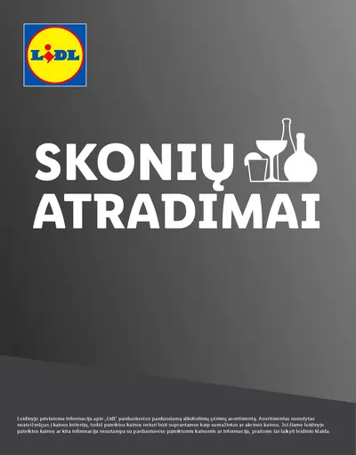 Naujas Lidl nuolaidų leidinys - SKONIO ATRADIMAI