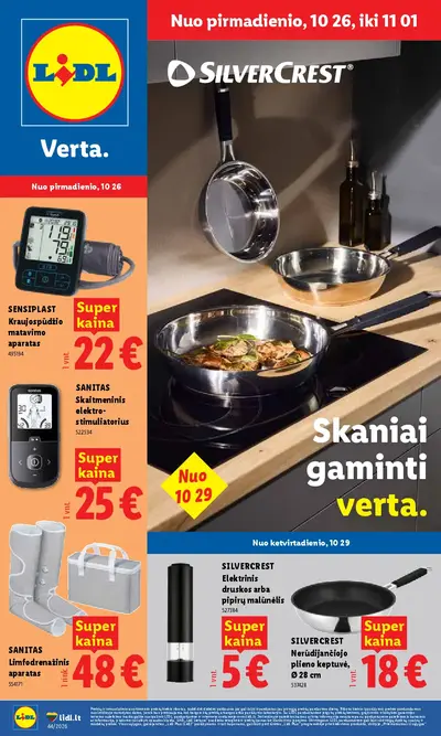 Naujas Lidl nuolaidų leidinys - NE MAISTO PREKIŲ PASIŪLYMAI Nr.44