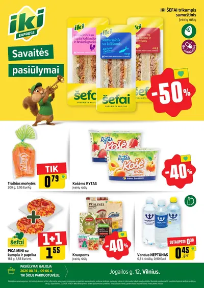Specialūs pasiūlymai IKI Express Jogailos parduotuvės klientams (2)