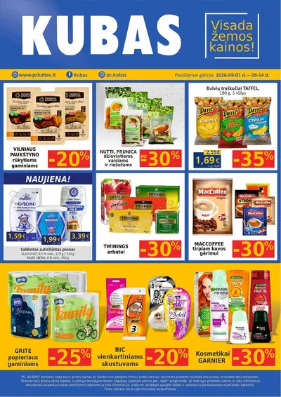 Kubas: Visada žemos kainos!