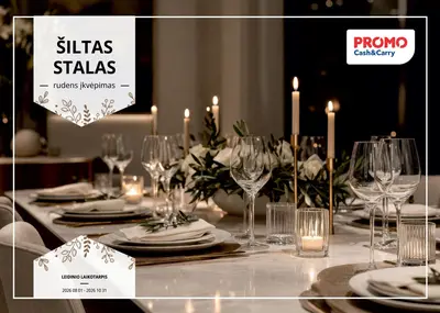 Šiltas stalas - rudens įkvėpimas