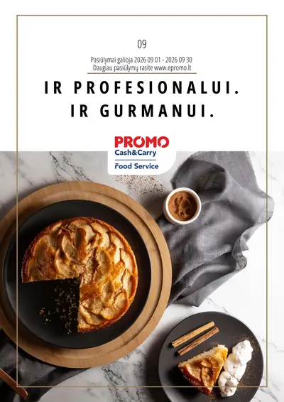 Naujas ePromo nuolaidų leidinys - Ir profesionalui. Ir gurmanui.